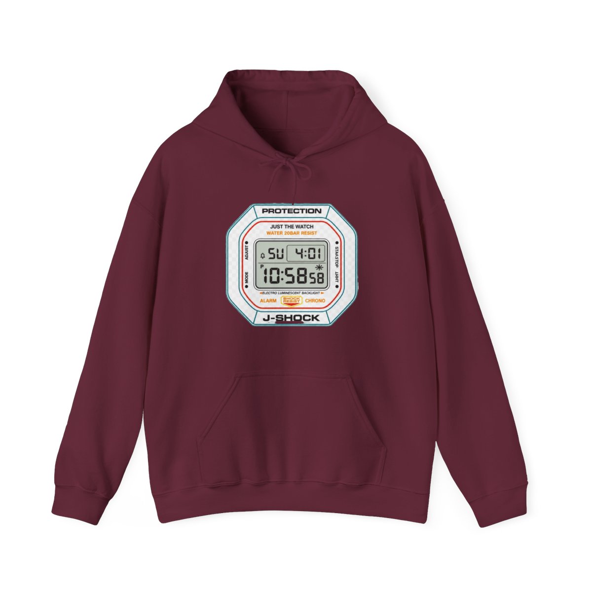 JTW-5600 "J-Shock" Hoodie | Jshock - alternate angle 2, merchandise