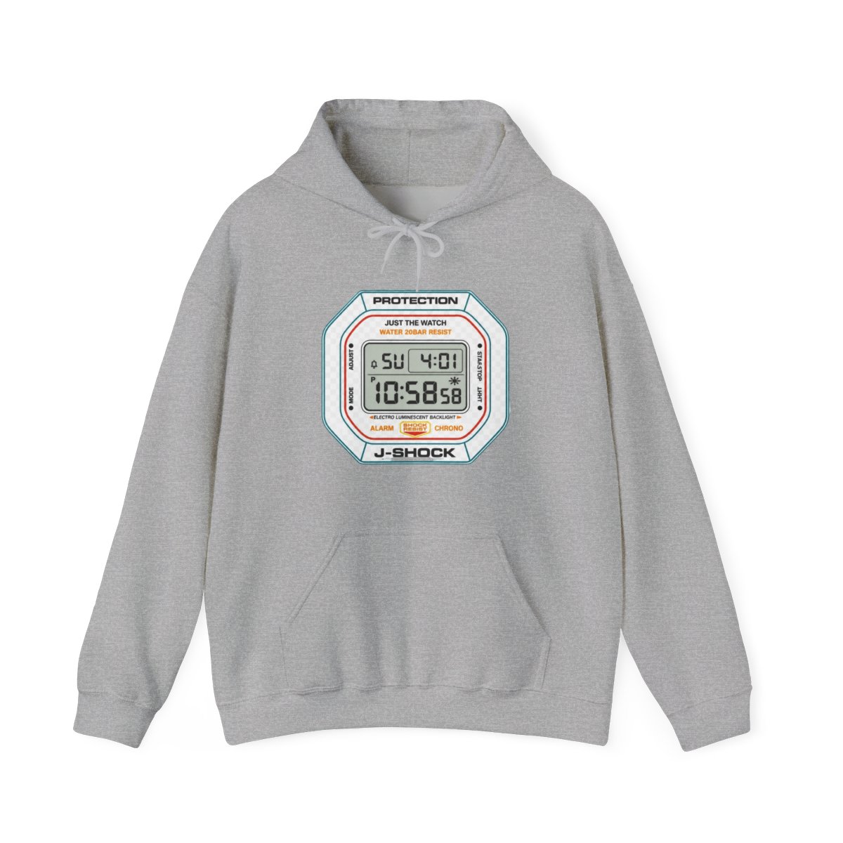 JTW-5600 "J-Shock" Hoodie | Jshock - alternate angle 4, merchandise