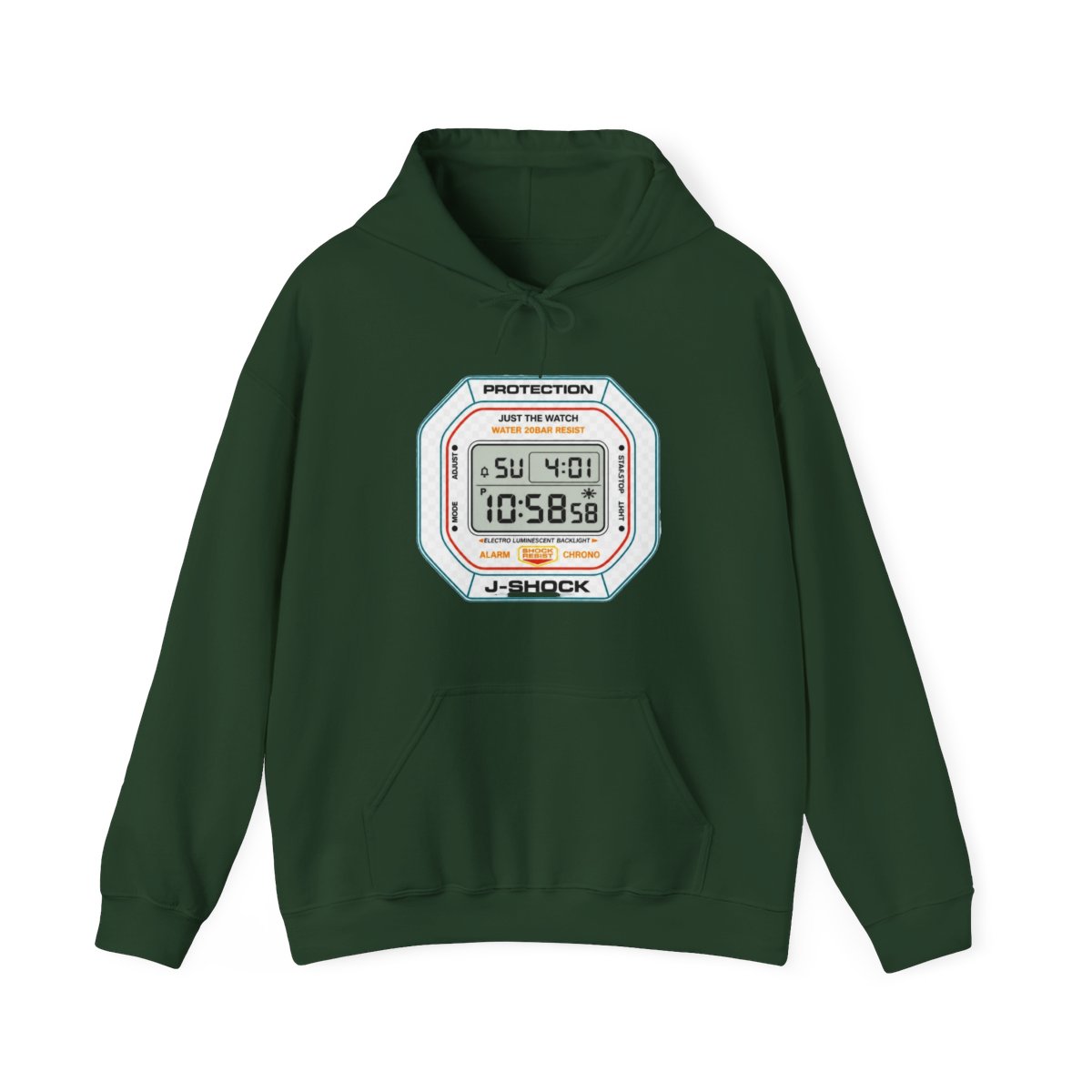 JTW-5600 "J-Shock" Hoodie | Jshock - alternate angle 5, merchandise